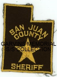 UTAH,A,SAN JUAN COUNTY SHERIFF 1